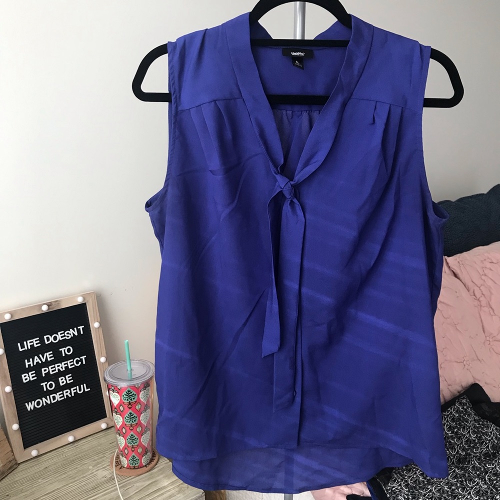 Royal Blue Blouse